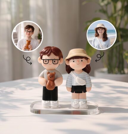 Custom Clay Couple Doll