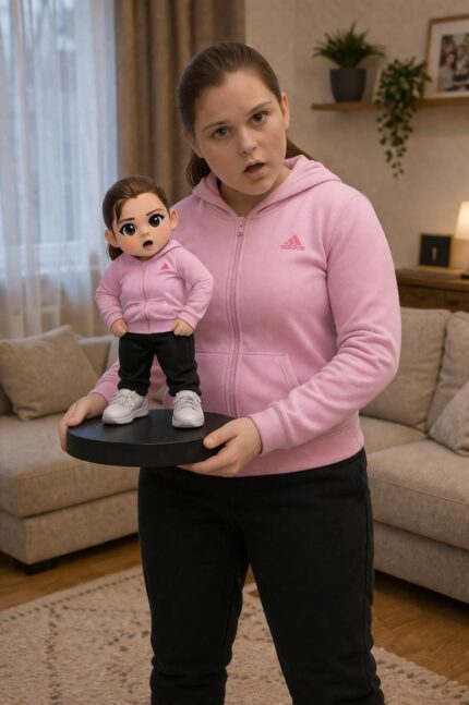 Mini Me Cartoon Statue