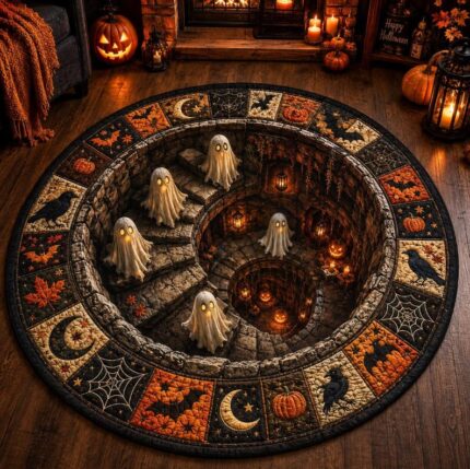Ghost Staircase Illusion Rug
