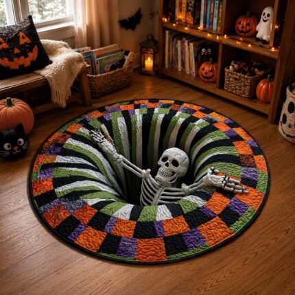 Gothic Skeleton Floor Rug